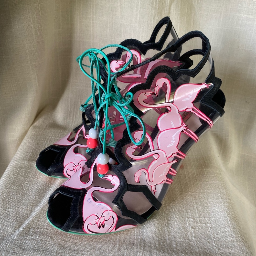 NEW! Sophia Webster FLAMINGO Heels - EU 39